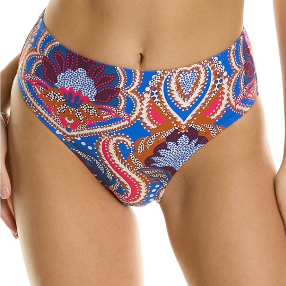 NWOT Bcbgmaxaria champagne dream high waist bikini bottom